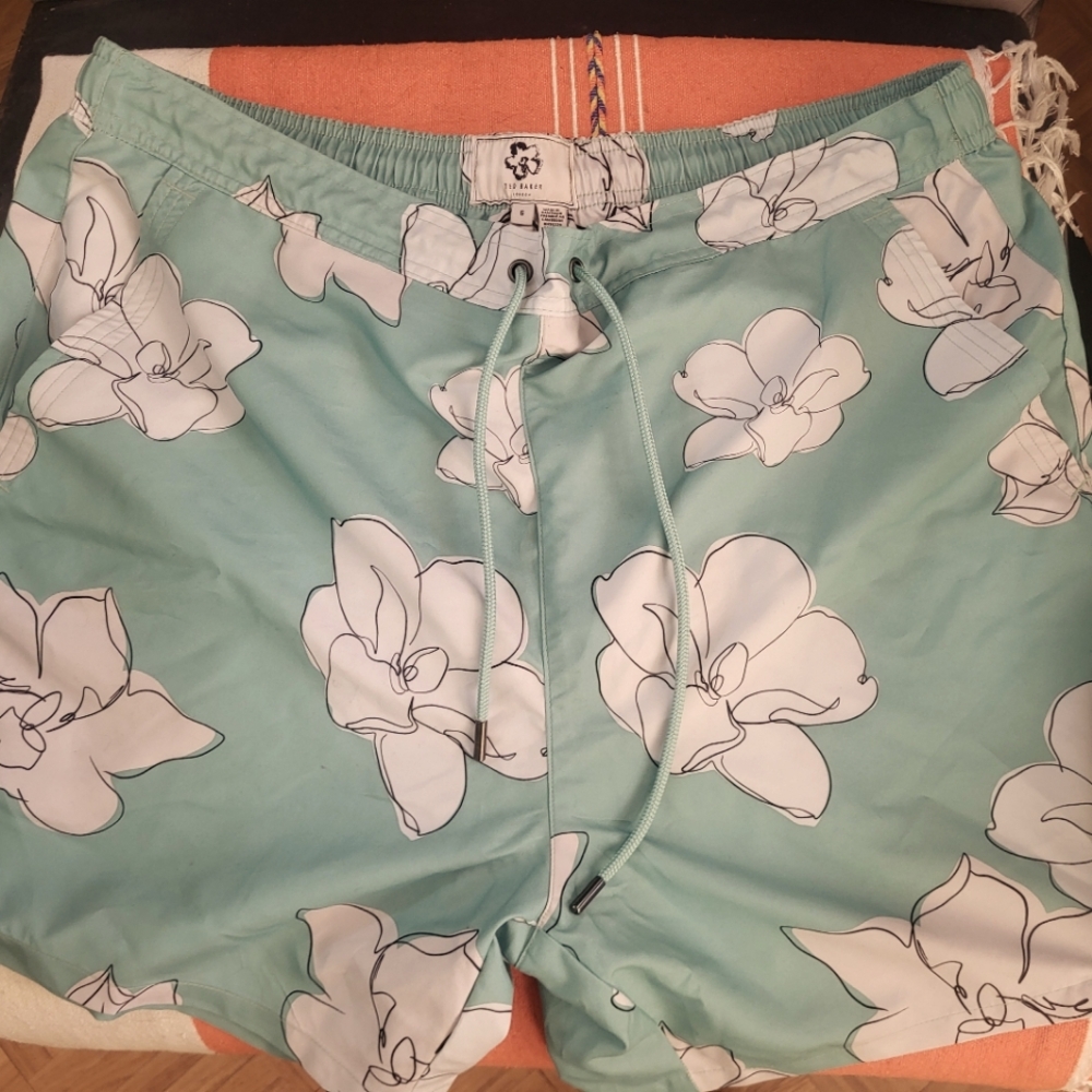 Ted Baker Men's Ampbell Large Scale Floral Swin Trunks